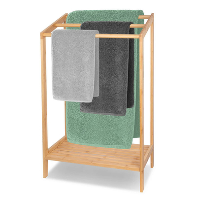 カスタマイズされたカラー 3 層 フリースタンド バンブー トイレットホルダー